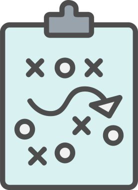 Plan Vektörü Simgesi Tasarımı