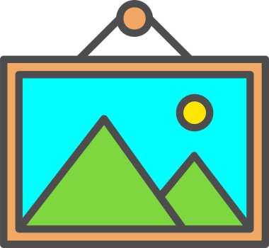 Resim vektör simge tasarım