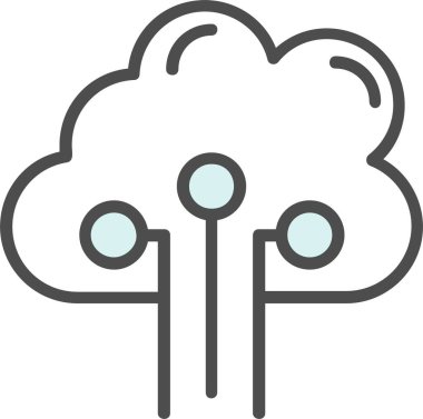 Cloud Computing Vector Icon Design