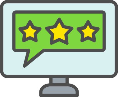 Rating Vector Icon Design