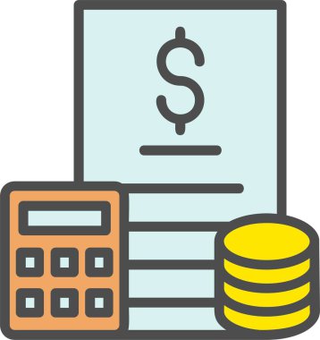 Budget Vector Icon Design