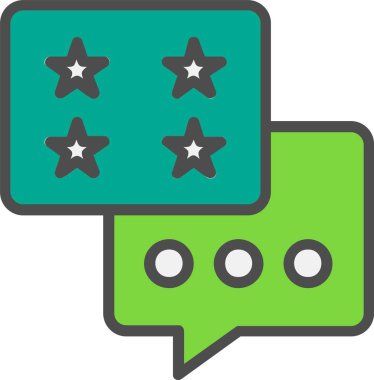 Konuşma kabarcığı vektör tasarımı