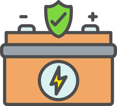 Batarya Hızlandırma Vektör Simgesi Tasarımı