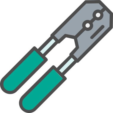 Crimping Vector Icon Design