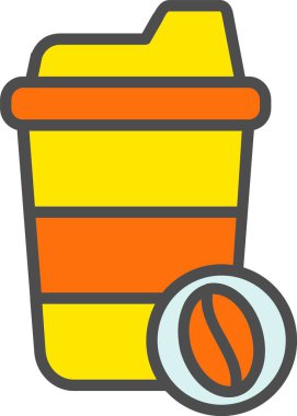 Coffee Cup Vector Icon Design