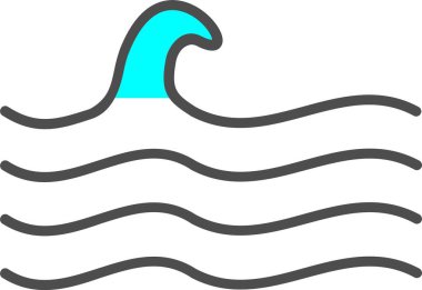 Wave Vector Icon Design