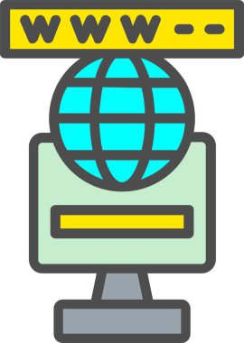 Internet Vector Icon Design