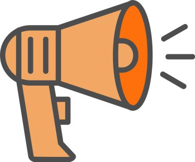 Loudspeaker Vector Icon Design