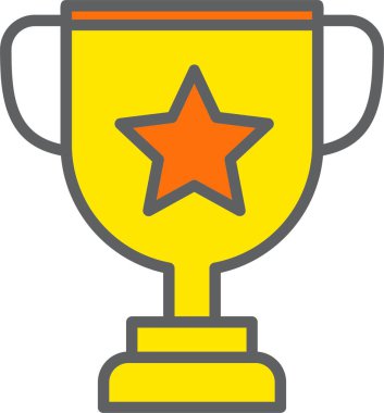 Trophy Vector Icon Design