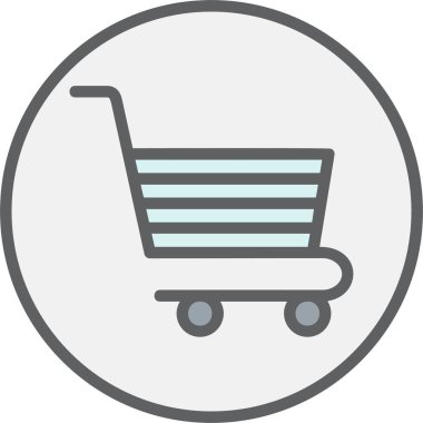 Çekici Cart Vektör Simgesi Tasarımı