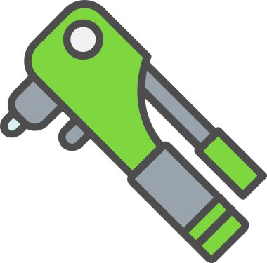 Riveter Vector Icon Design