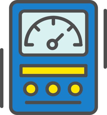 Multimeter Vector Icon Design