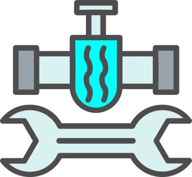 Plumbing Vector Icon Design