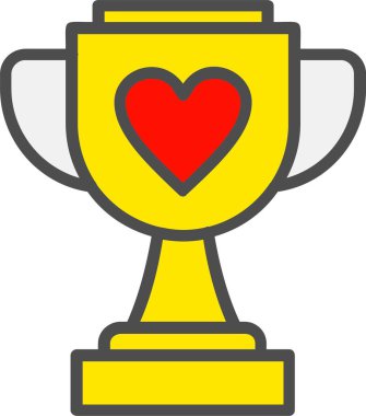 Trophy Vector Icon Design