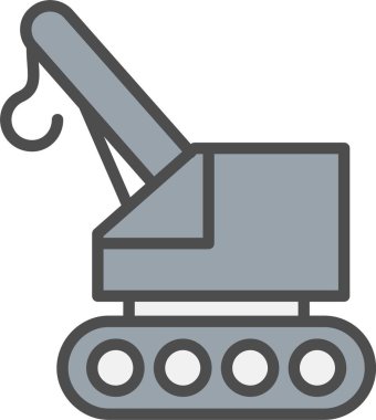 Crane Vector Icon Design