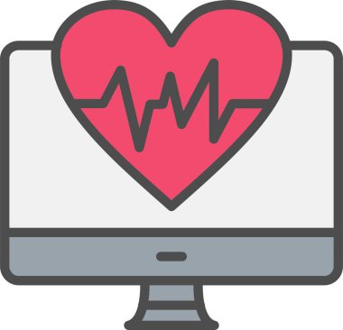 Tıbbi Rapor Vektör Simgesi Tasarımı