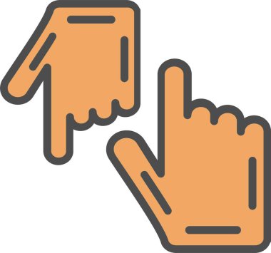 Hands Vector Icon Design