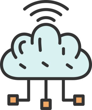 Cloud Computing Vector Icon Design