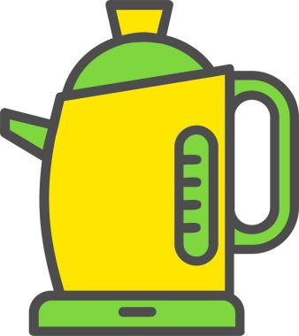 Electric Kettle Vector Icon Design