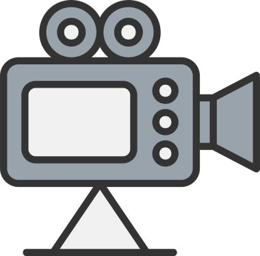 Video Camera Vector Icon Design
