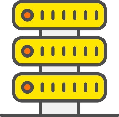 sunucu vektör simgesi tasarımı