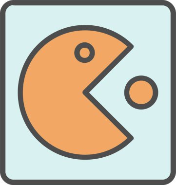 Retro Game Vector Icon Design