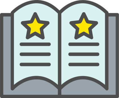 Magic Book Vector Icon Design