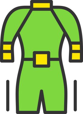 Dalgıç giysisi Vektör Simgesi Tasarımı