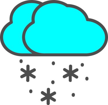 Kar Vektörü Simgesi Tasarımı