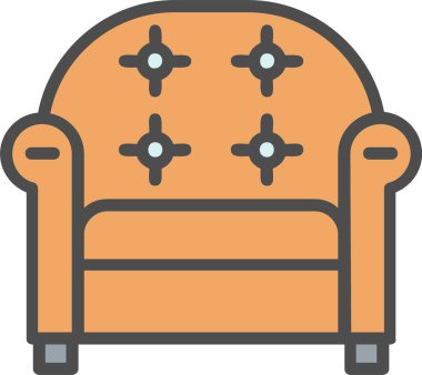Sofa Vector Icon Design