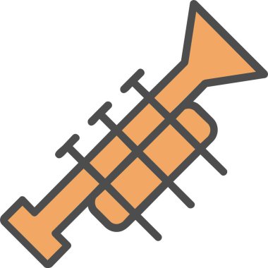 Trumpet Vector Icon Design