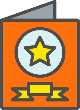 Greeting Card Vector Icon Design