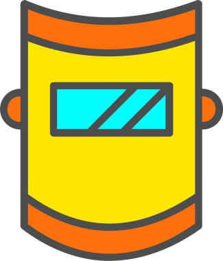 Welding Mask Vector Icon Design