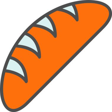 Ekmek Vektörü Simgesi Tasarımı