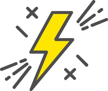 Lightning Vector Icon Design