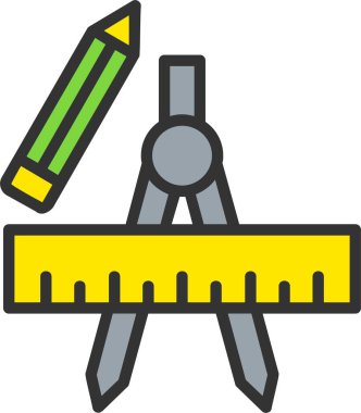 Geometri Vektörü Simgesi Tasarımı