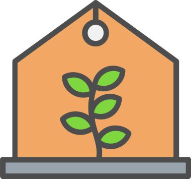 Greenhouse Vector Icon Design