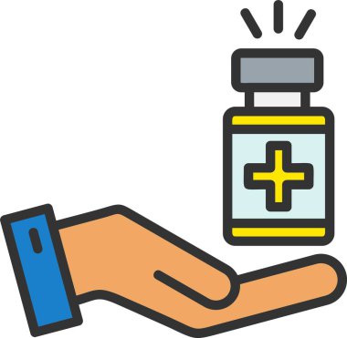 Vaccine Vector Icon Design