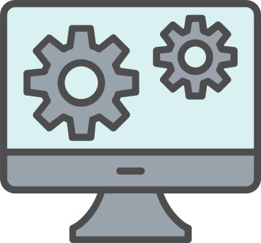 Yönetim Vektörü Simgesi Tasarımı