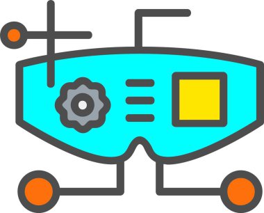 Gözlük vektör simgesi tasarım