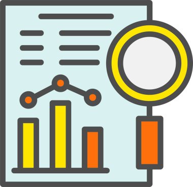 Analysis Vector Icon Design