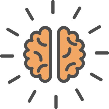 Brain Vector Icon Design