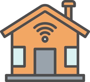 Smart Home Vector Icon Design