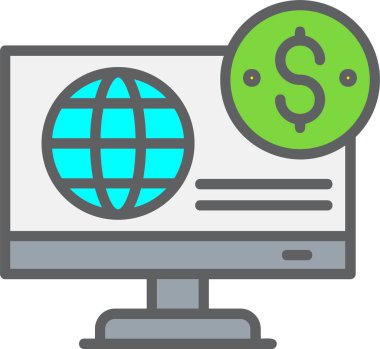 Online Business  Vector Icon Design