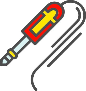 Soldering Iron Vector Icon Design