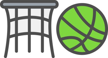 Basketball Vector Icon Design