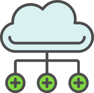 Cloud Computing Vector Icon Design