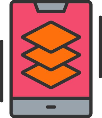 Layers Vector Icon Design