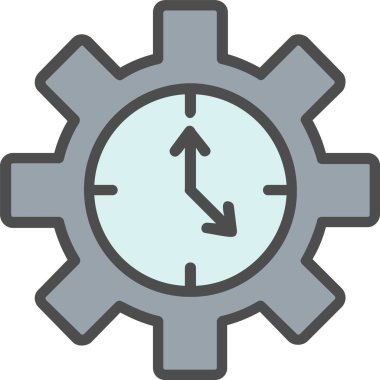 Time Management Vector Icon Design