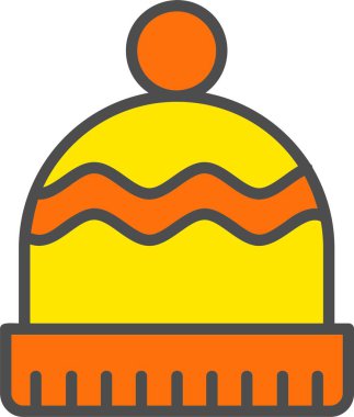 Beanie Vektör Simgesi Tasarımı